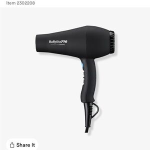 BaByliss Pro Porcelain Ceramic Carrera2 Dryer 1900 watts